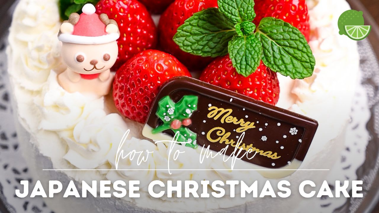 Strawberry cake様☆メリークリスマス☆ How to Make Christmas Strawberry Cake - YouTube