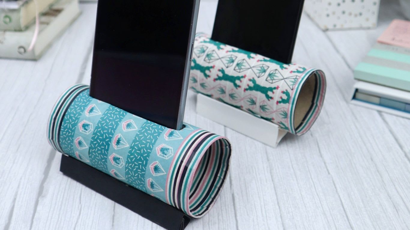Toilet Roll Diy Handphone Holder Toilet Roll Phone Holder Diy Diy