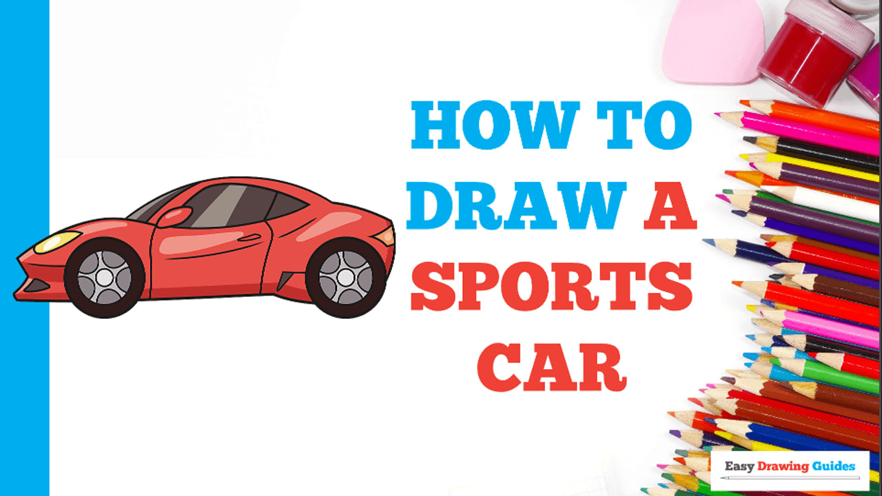 how to draw a sports car