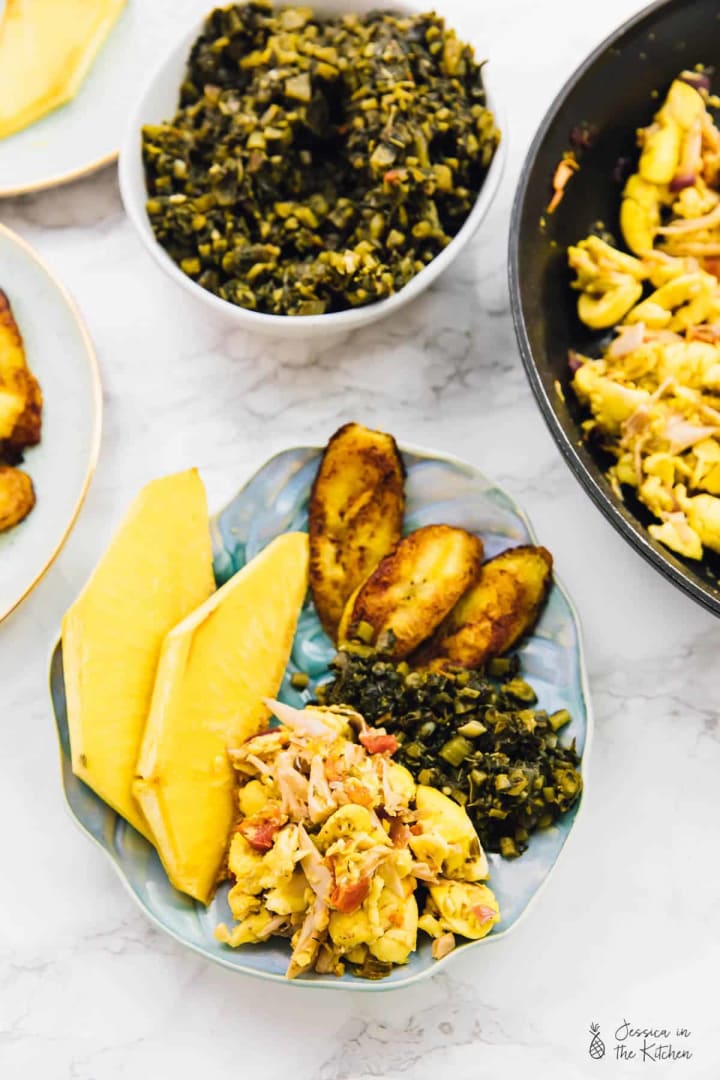 NAH GIVE UP ／ACKEE AND SALTFISH NAH GIVE UP ／ACKEE AND SALTFISH Jamaican ackee and salt
